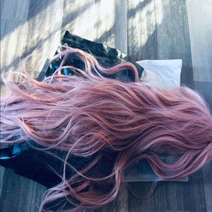 K’ryssma Pink Lace Synthetic Wig